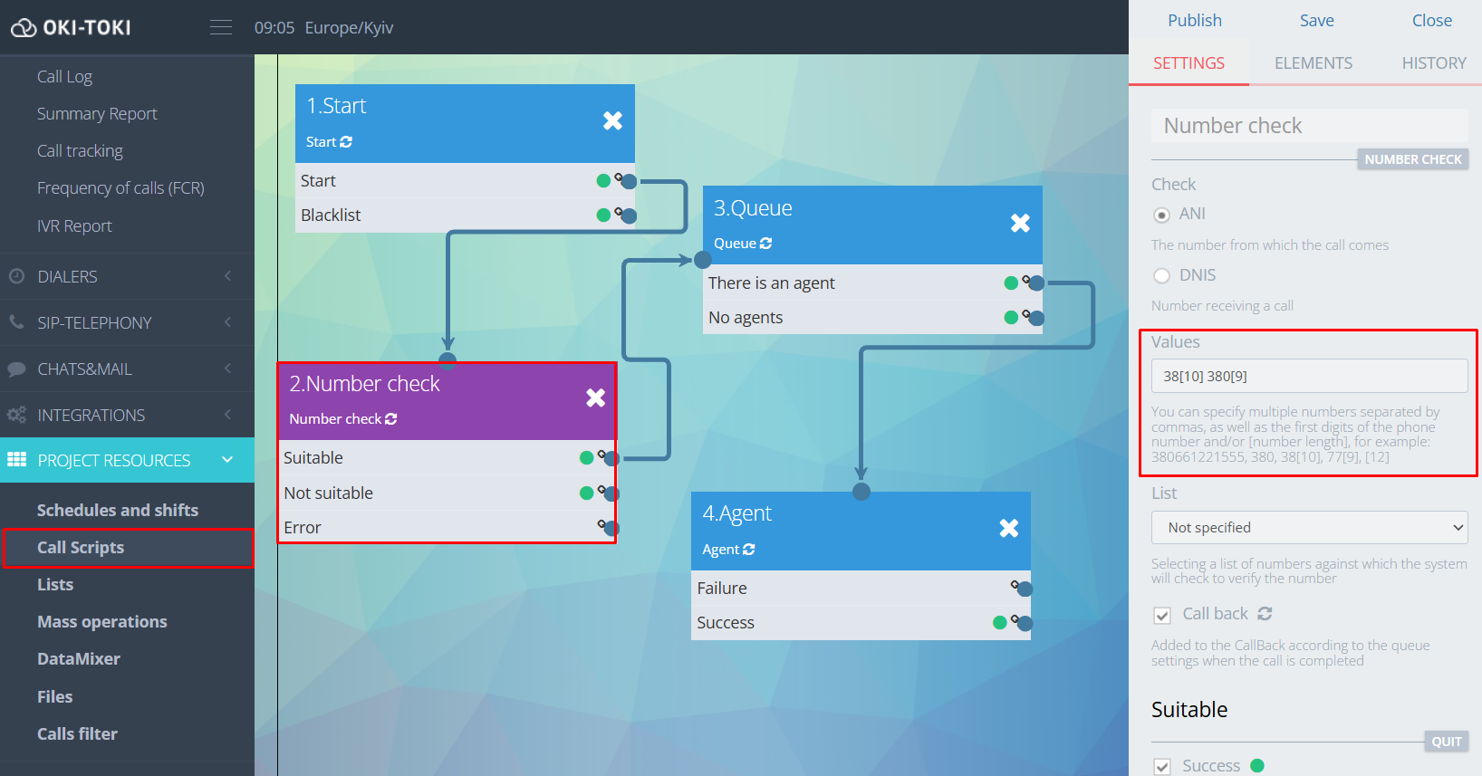 Кубик “Перевірка номера”