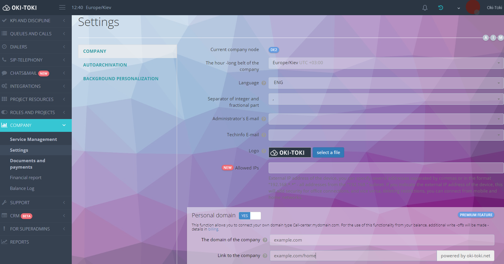 White Label з Окі-Токі